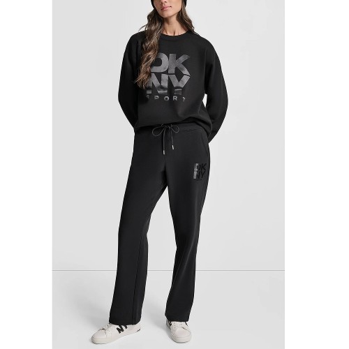 DKNY DP5P3758-BLK Γυναικείο Παντελόνι Φόρμας Μαύρο DKNY DP5P3758-BLK Γυναικείο Παντελόνι Φόρμας Μαύρο