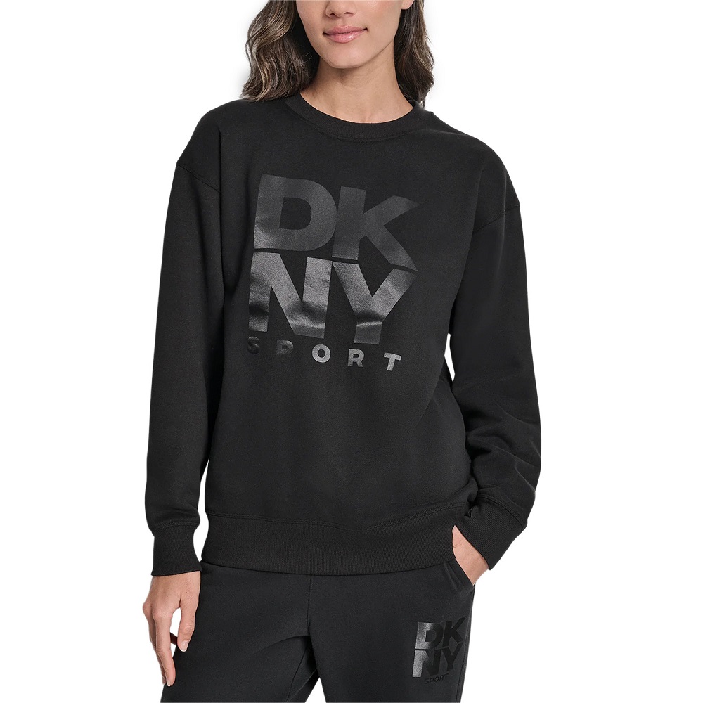 DKNY</br>DKNY DP5T1444-BLK Γυναικείο Φούτερ Μαύρο DKNY</br>DKNY DP5T1444-BLK Γυναικείο Φούτερ Μαύρο