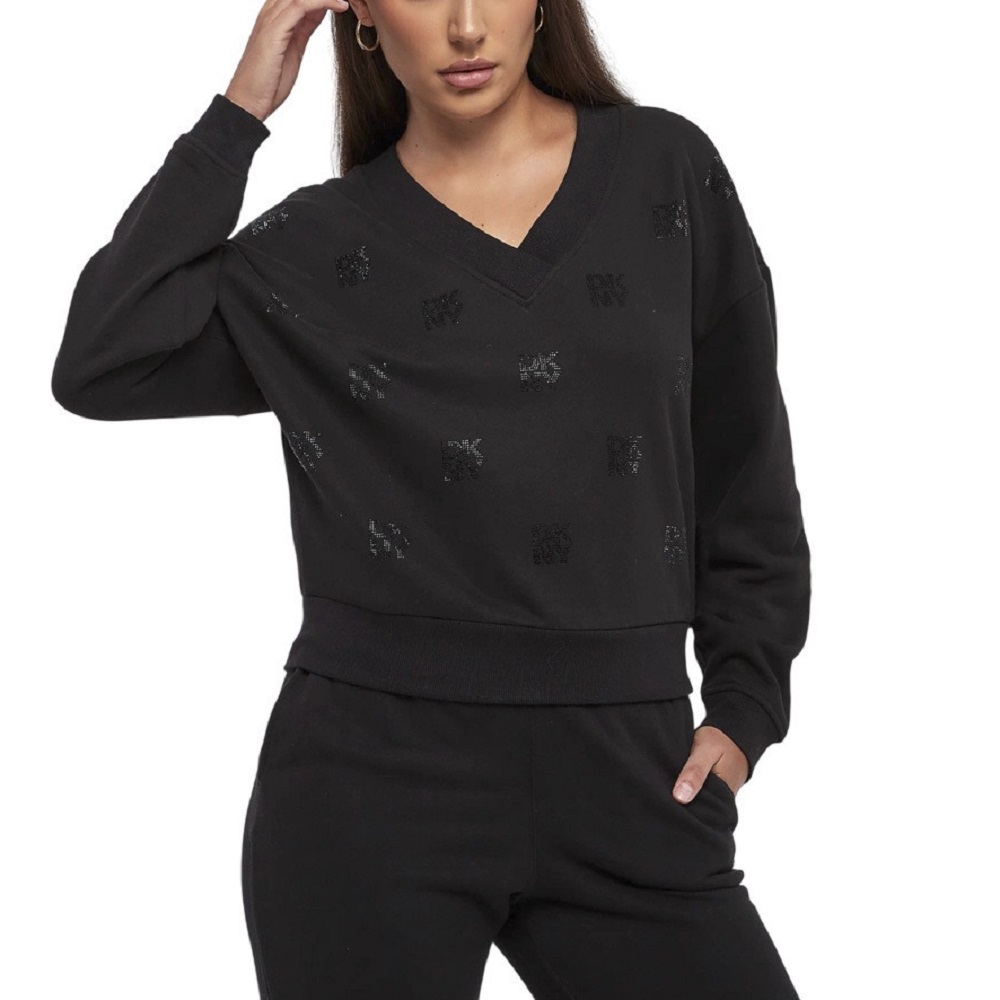 DKNY</br>DKNY DP5T1465-BBL Γυναικείο Φούτερ Μαύρο DKNY</br>DKNY DP5T1465-BBL Γυναικείο Φούτερ Μαύρο