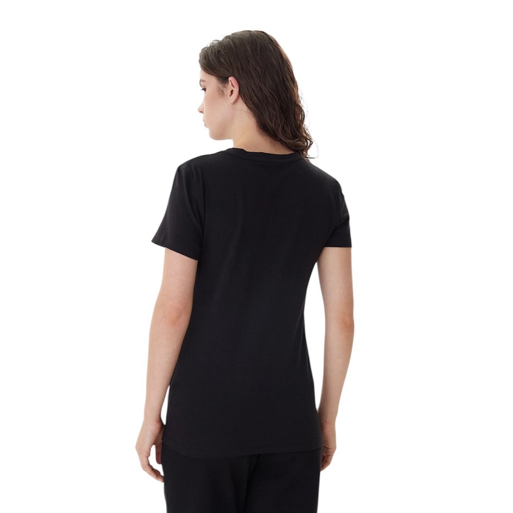 DKNY</br>DKNY DP5T9923-BSV Γυναικείο T-shirt Μαύρο/Ασημί DKNY</br>DKNY DP5T9923-BSV Γυναικείο T-shirt Μαύρο/Ασημί