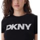 DKNY</br>DKNY DP5T9923-BSV Γυναικείο T-shirt Μαύρο/Ασημί DKNY</br>DKNY DP5T9923-BSV Γυναικείο T-shirt Μαύρο/Ασημί