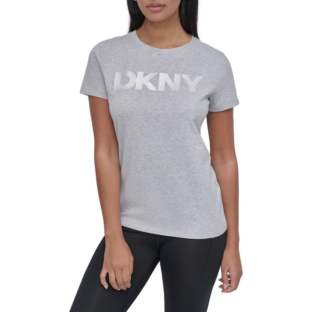 DKNY</br>DKNY DP5T9923-PSI Γυναικείο T-shirt Γκρι/Ασημί DKNY</br>DKNY DP5T9923-PSI Γυναικείο T-shirt Γκρι/Ασημί