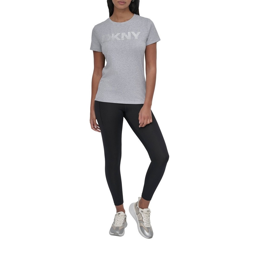 DKNY</br>DKNY DP5T9923-PSI Γυναικείο T-shirt Γκρι/Ασημί DKNY</br>DKNY DP5T9923-PSI Γυναικείο T-shirt Γκρι/Ασημί