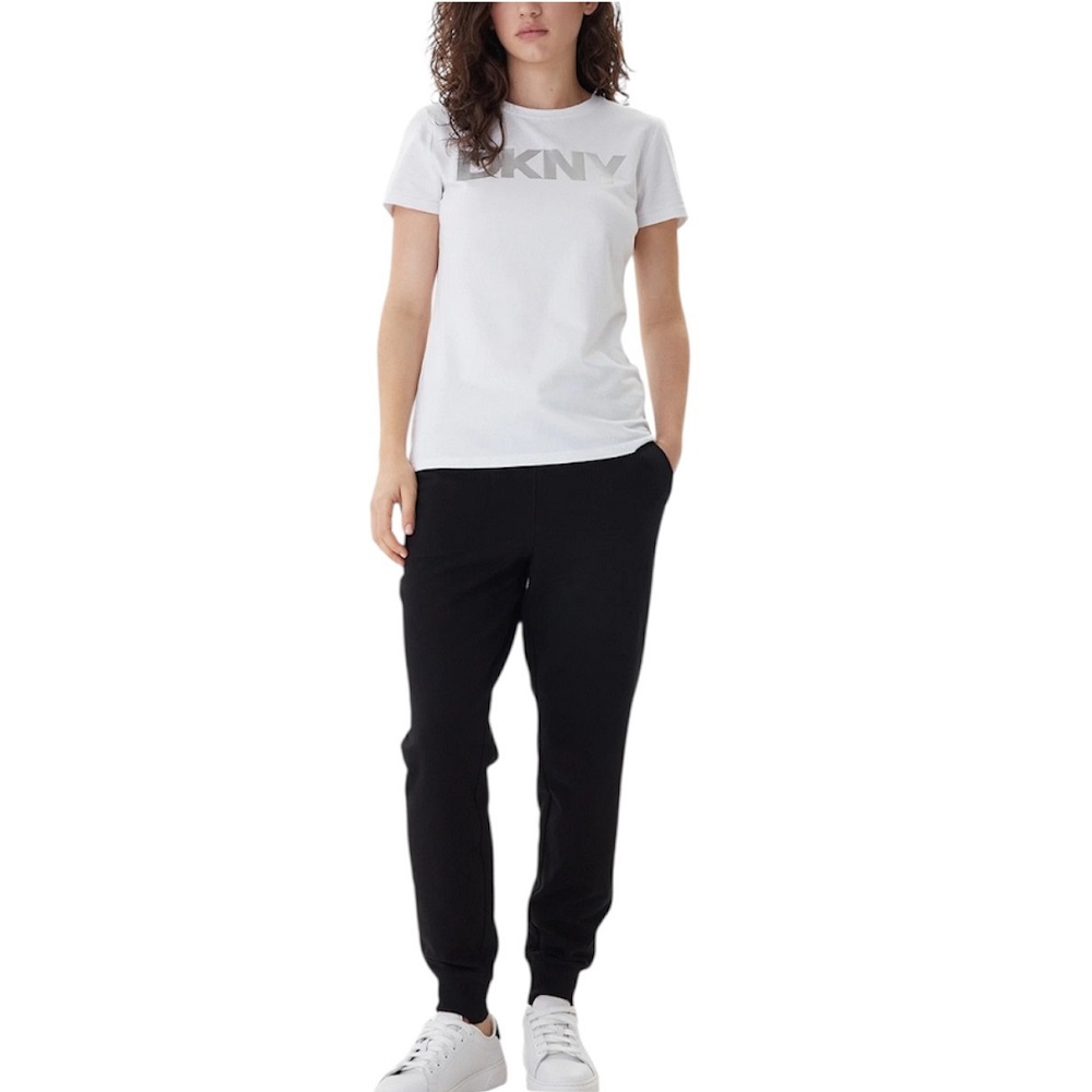 DKNY</br>DKNY DP5T9923-WTL Γυναικείο T-shirt Λευκό/Ασημί