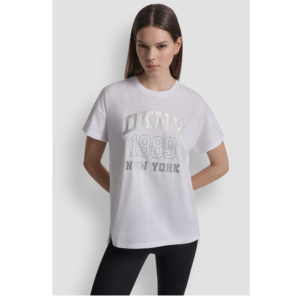 DKNY</br>DKNY DP6T1580-WHT Γυναικείο T-shirt Λευκό DKNY</br>DKNY DP6T1580-WHT Γυναικείο T-shirt Λευκό