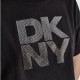 DKNY</br>DKNY DP6T1731-FRO Γυναικείο T-shirt Μαύρο/Ασημί DKNY</br>DKNY DP6T1731-FRO Γυναικείο T-shirt Μαύρο/Ασημί