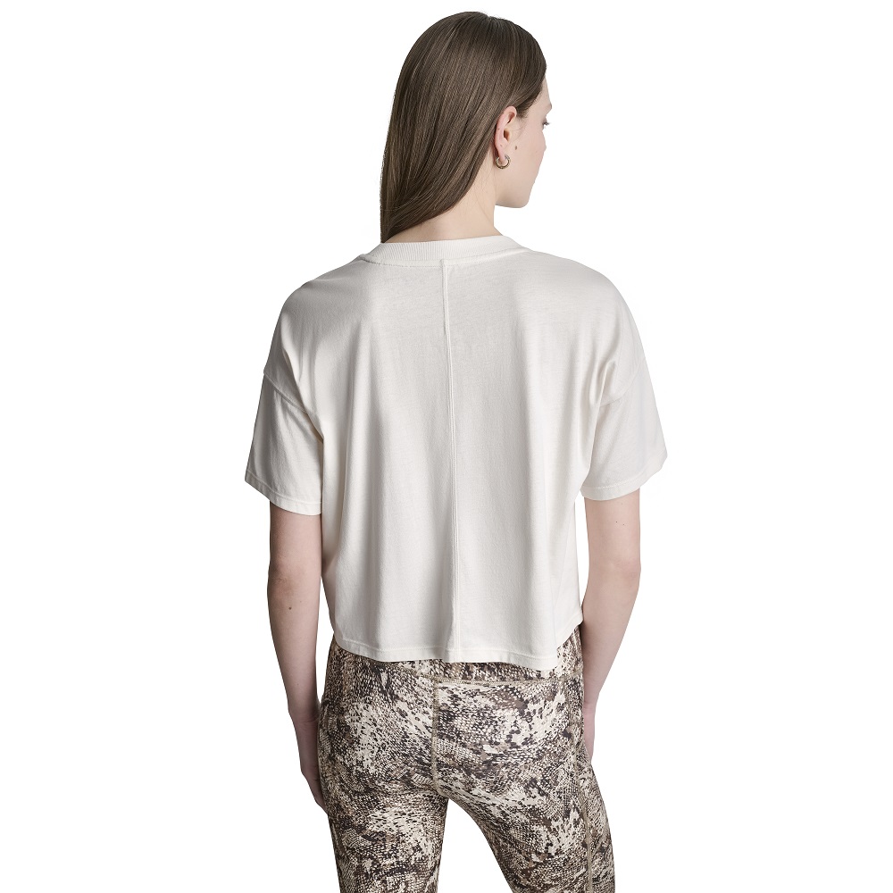 DKNY</br>DKNY DP6T1731-FRQ Γυναικείο T-shirt Εκρού/Καφέ DKNY</br>DKNY DP6T1731-FRQ Γυναικείο T-shirt Εκρού/Καφέ