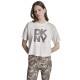 DKNY</br>DKNY DP6T1731-FRQ Γυναικείο T-shirt Εκρού/Καφέ DKNY</br>DKNY DP6T1731-FRQ Γυναικείο T-shirt Εκρού/Καφέ
