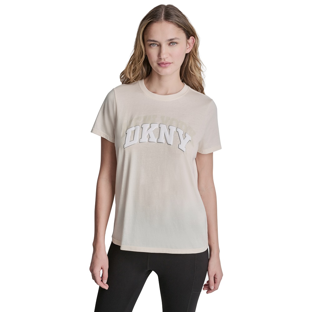 DKNY</br>DKNY DP6T1733-EN2 Γυναικείο T-shirt Εκρού DKNY</br>DKNY DP6T1733-EN2 Γυναικείο T-shirt Εκρού