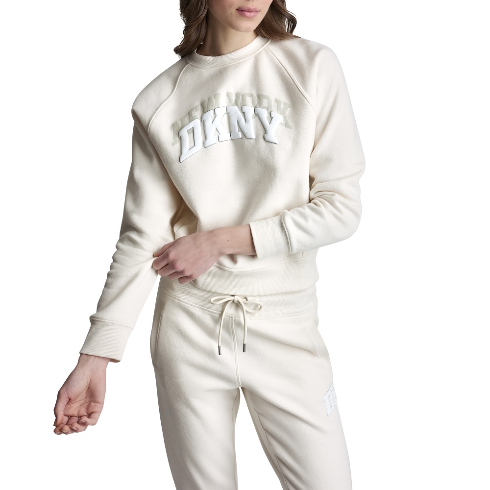 DKNY</br>DKNY DP6T1755-EN2 Γυναικείο Φούτερ Εκρού DKNY</br>DKNY DP6T1755-EN2 Γυναικείο Φούτερ Εκρού
