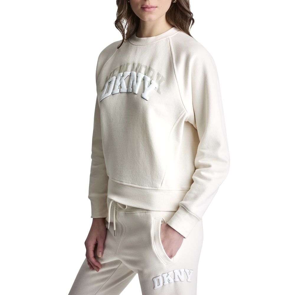 DKNY</br>DKNY DP6T1755-EN2 Γυναικείο Φούτερ Εκρού DKNY</br>DKNY DP6T1755-EN2 Γυναικείο Φούτερ Εκρού