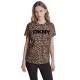 DKNY</br>DKNY DP6T1756-GV0 Γυναικείο T-shirt Λεοπάρ Κάμελ DKNY</br>DKNY DP6T1756-GV0 Γυναικείο T-shirt Λεοπάρ Κάμελ
