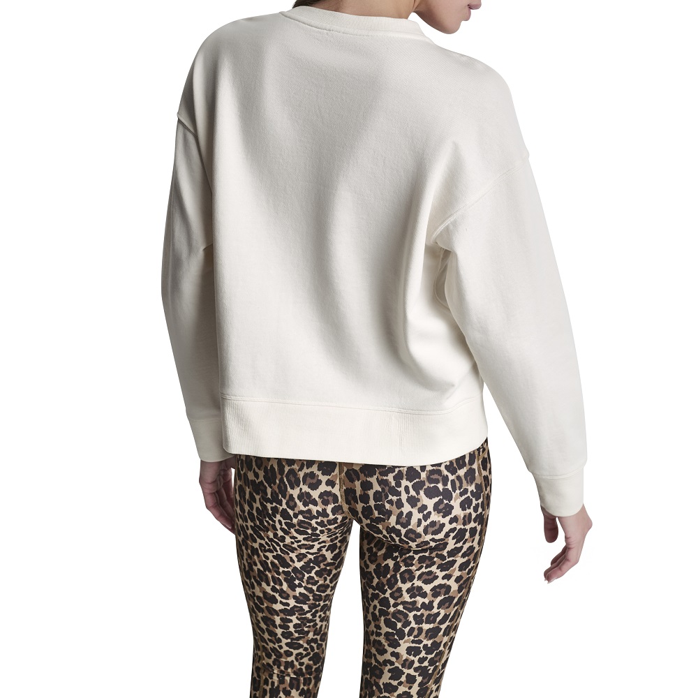 DKNY</br>DKNY DP6T1867-HLB Γυναικείο Φούτερ Εκρού Λεοπάρ Κάμελ DKNY</br>DKNY DP6T1867-HLB Γυναικείο Φούτερ Εκρού Λεοπάρ Κάμελ