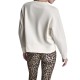 DKNY</br>DKNY DP6T1867-HLB Γυναικείο Φούτερ Εκρού Λεοπάρ Κάμελ DKNY</br>DKNY DP6T1867-HLB Γυναικείο Φούτερ Εκρού Λεοπάρ Κάμελ