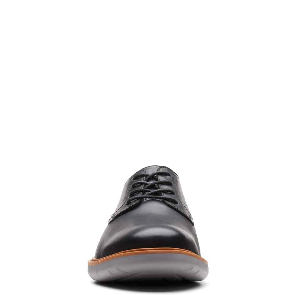 CLARKS</br>Ανδρικά Δετά Παπούτσια Μαύρο Δέρμα DRAPER LACE Clarks CLARKS</br>Ανδρικά Δετά Παπούτσια Μαύρο Δέρμα DRAPER LACE Clarks