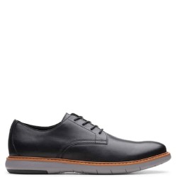 Ανδρικά Δετά Παπούτσια Μαύρο Δέρμα DRAPER LACE Clarks