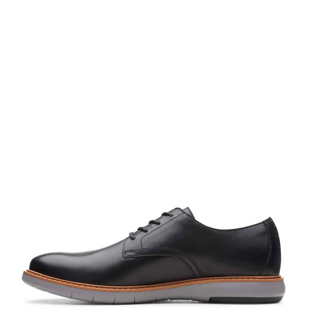 CLARKS</br>Ανδρικά Δετά Παπούτσια Μαύρο Δέρμα DRAPER LACE Clarks CLARKS</br>Ανδρικά Δετά Παπούτσια Μαύρο Δέρμα DRAPER LACE Clarks