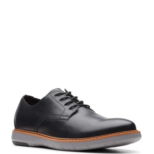 Ανδρικά Δετά Παπούτσια Μαύρο Δέρμα DRAPER LACE Clarks Ανδρικά Δετά Παπούτσια Μαύρο Δέρμα DRAPER LACE Clarks