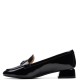 CLARKS</br>Γυναικεία Loafers Μαύρο Λουστρίνι DAISS30 TRIM Clarks CLARKS</br>Γυναικεία Loafers Μαύρο Λουστρίνι DAISS30 TRIM Clarks