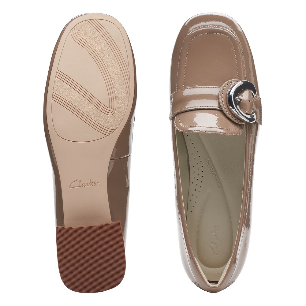 CLARKS</br>Γυναικεία Loafers Πούρο Λουστρίνι DAISS30 TRIM Clarks CLARKS</br>Γυναικεία Loafers Πούρο Λουστρίνι DAISS30 TRIM Clarks
