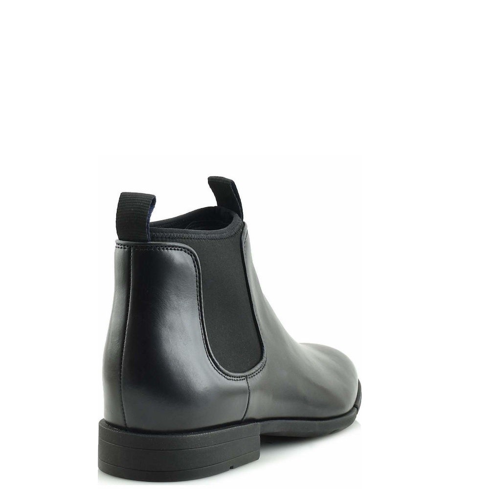 CLARKS</br>Ανδρικά Μποτάκια Μαύρο Δέρμα Chelsea DAULTON UP Clarks