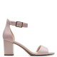 CLARKS</br>Γυναικεία Πέδιλα Nude Δέρμα  DEVA MAE Clarks