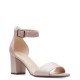CLARKS</br>Γυναικεία Πέδιλα Nude Δέρμα  DEVA MAE Clarks