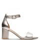 CLARKS</br>Γυναικεία Πέδιλα Ατσάλι Δέρμα DEVA MAE Clarks