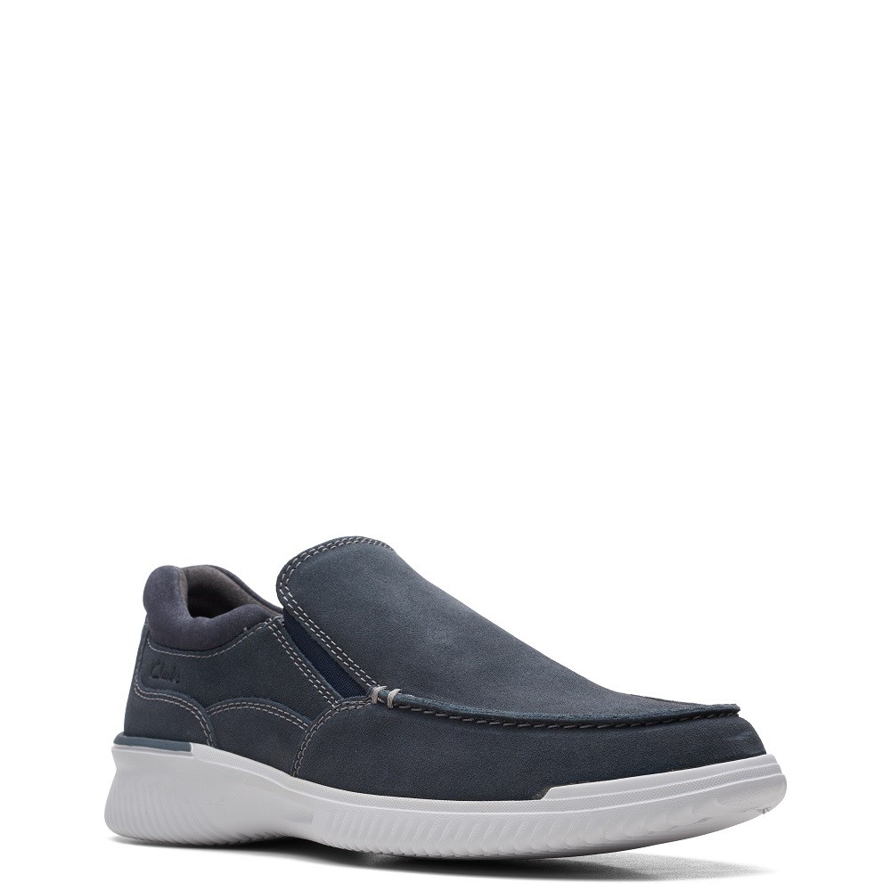 CLARKS</br>Ανδρικά Παντοφλέ Παπούτσια Μπλε Suede DONAWAY FREE Clarks CLARKS</br>Ανδρικά Παντοφλέ Παπούτσια Μπλε Suede DONAWAY FREE Clarks