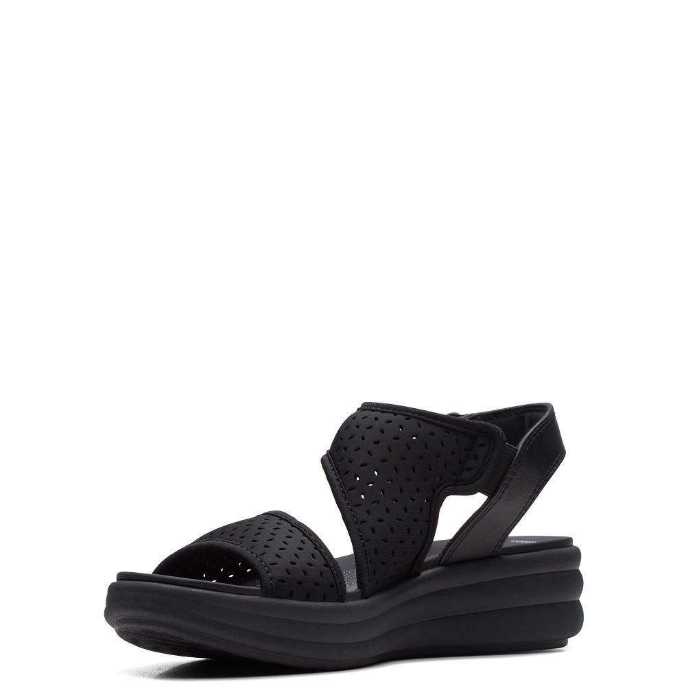CLARKS</br>Γυναικεία Σανδάλια Μαύρο DRIFT FERN Clarks