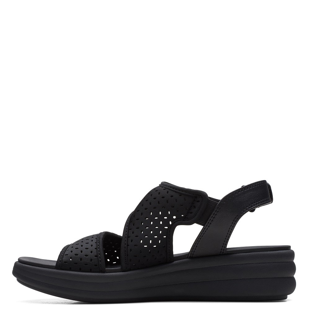 CLARKS</br>Γυναικεία Σανδάλια Μαύρο DRIFT FERN Clarks