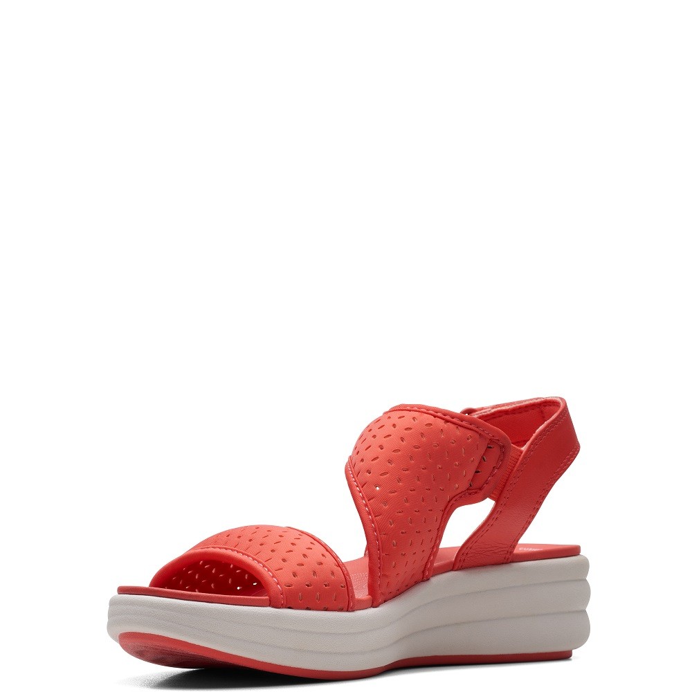 CLARKS</br>Γυναικεία Σανδάλια Κοραλί DRIFT FERN Clarks