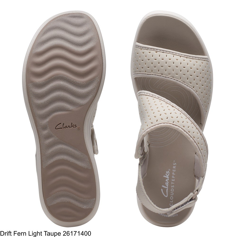 CLARKS</br>Γυναικεία Σανδάλια Μπεζ DRIFT FERN Clarks