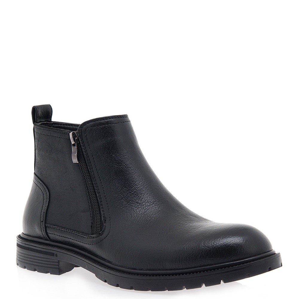 JK LONDON</br>Ανδρικά Μποτάκια Μαύρο E112 JK London