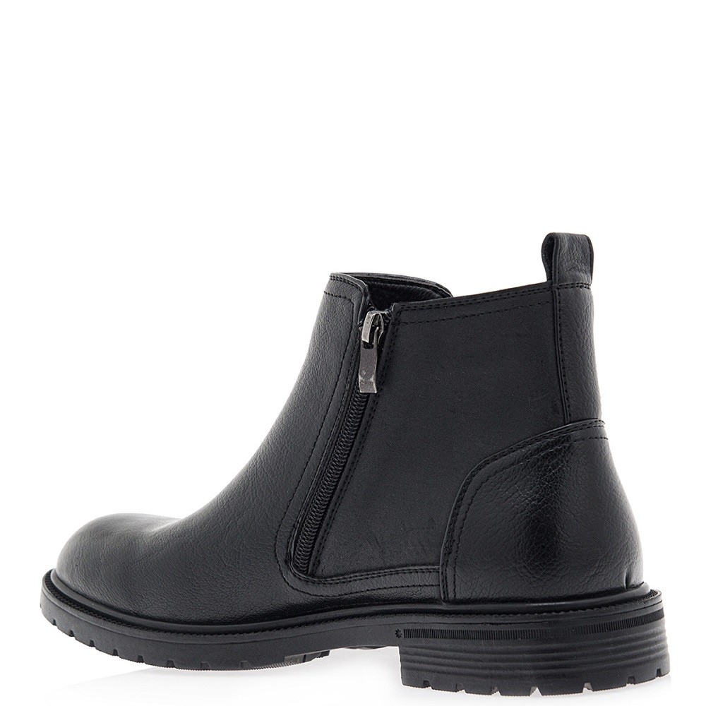 JK LONDON</br>Ανδρικά Μποτάκια Μαύρο E112 JK London
