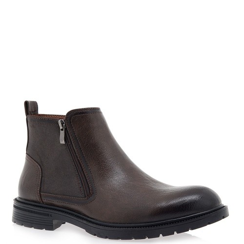 Ανδρικά Μποτάκια Καφέ E112 JK London