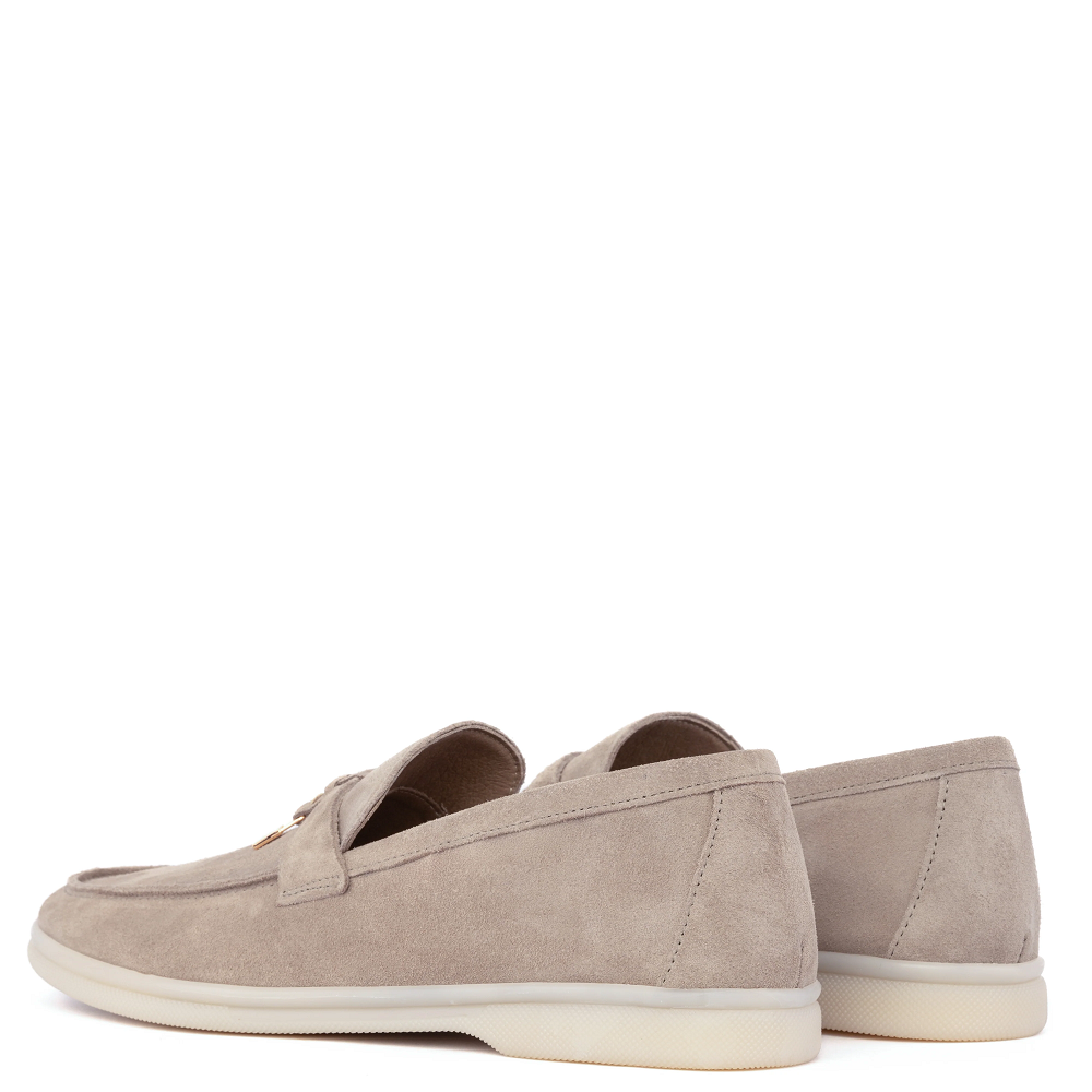 KOMIS & KOMIS</br>Komis & Komis E500 Γυναικεία Loafers Γκρι Suede