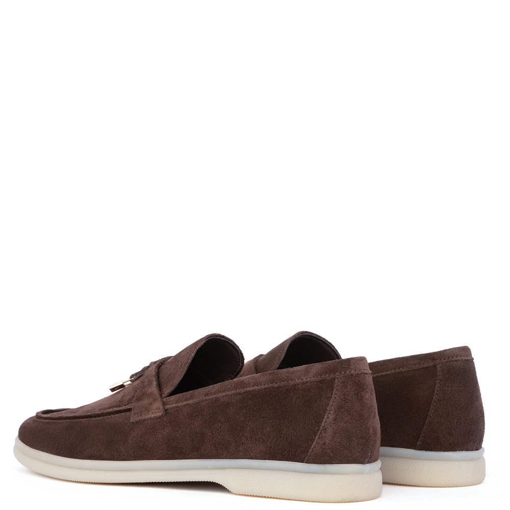 KOMIS & KOMIS</br>Komis & Komis E500 Γυναικεία Loafers Καφέ Suede KOMIS & KOMIS</br>Komis & Komis E500 Γυναικεία Loafers Καφέ Suede