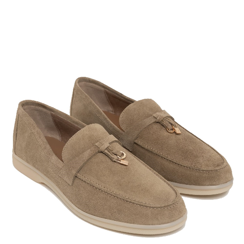 KOMIS & KOMIS</br>Komis & Komis E500 Γυναικεία Loafers Μπεζ Suede