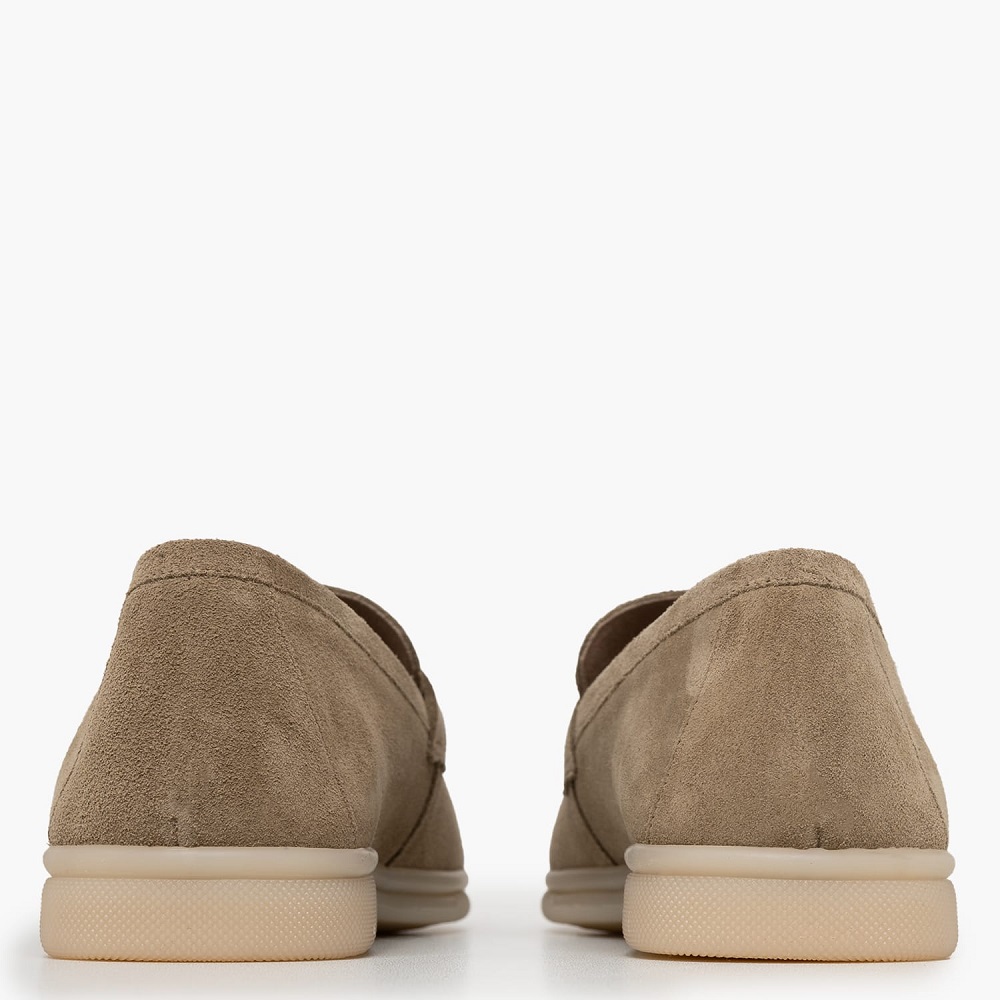 KOMIS & KOMIS</br>Komis & Komis E500 Γυναικεία Loafers Μπεζ Suede