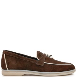 KOMIS & KOMIS</br>Komis & Komis E502 Γυναικεία Loafers Καφέ Suede