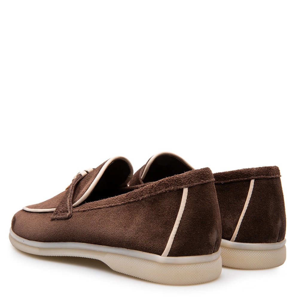 KOMIS & KOMIS</br>Komis & Komis E502 Γυναικεία Loafers Καφέ Suede KOMIS & KOMIS</br>Komis & Komis E502 Γυναικεία Loafers Καφέ Suede