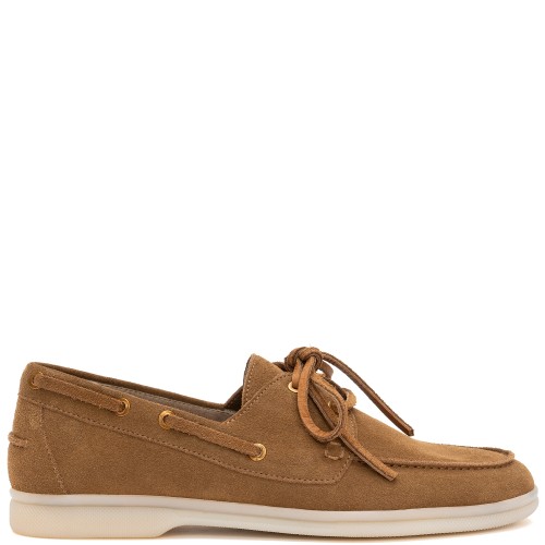 Komis & Komis E509 Γυναικεία Boat-Shoes Ταμπά Suede