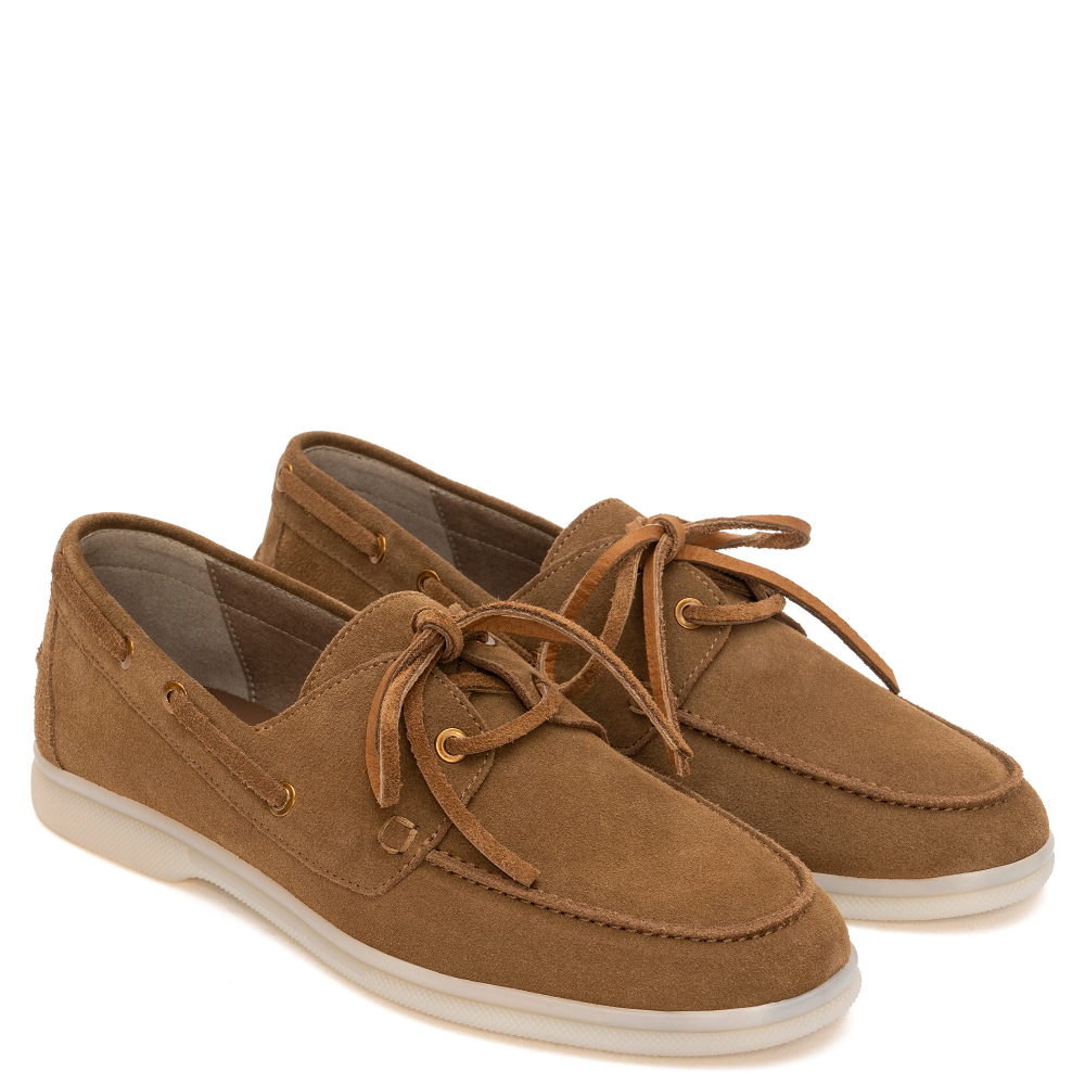 KOMIS & KOMIS</br>Komis & Komis E509 Γυναικεία Boat-Shoes Ταμπά Suede