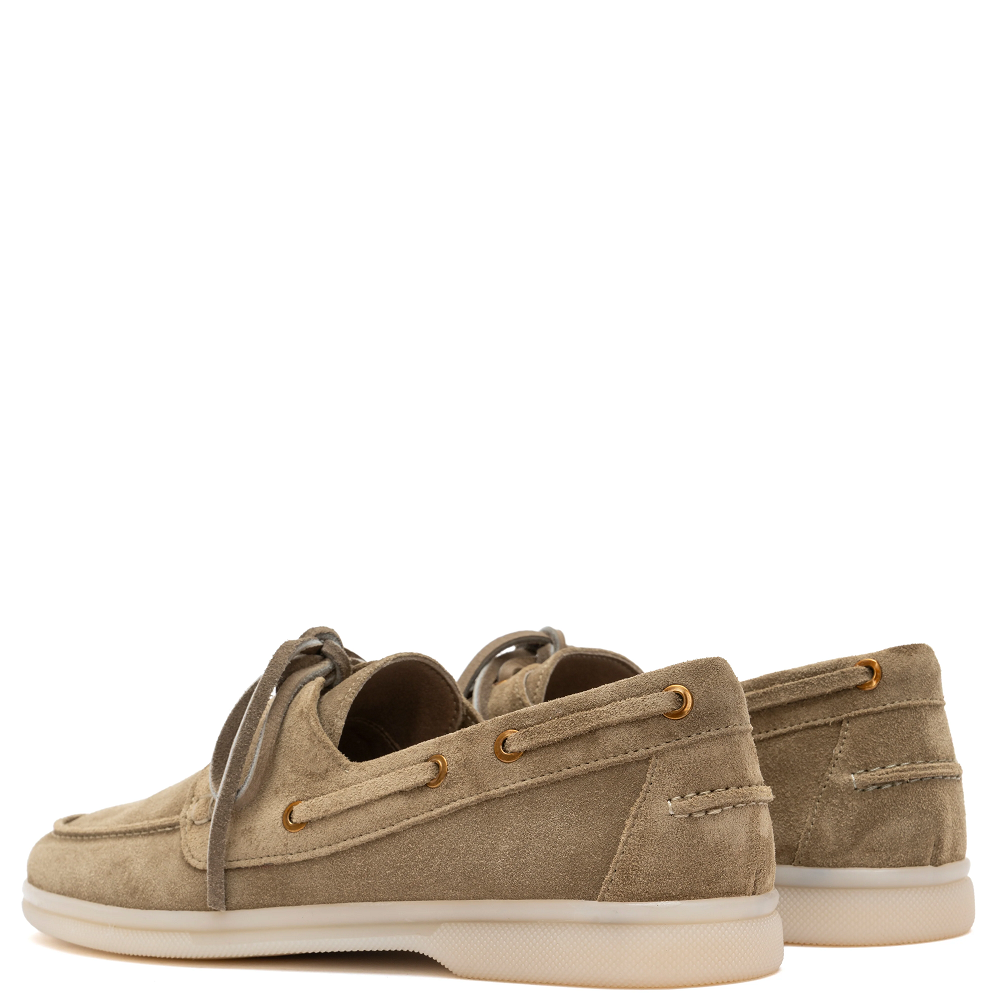 KOMIS & KOMIS</br>Komis & Komis E509 Γυναικεία Boat-Shoes Μπεζ Suede