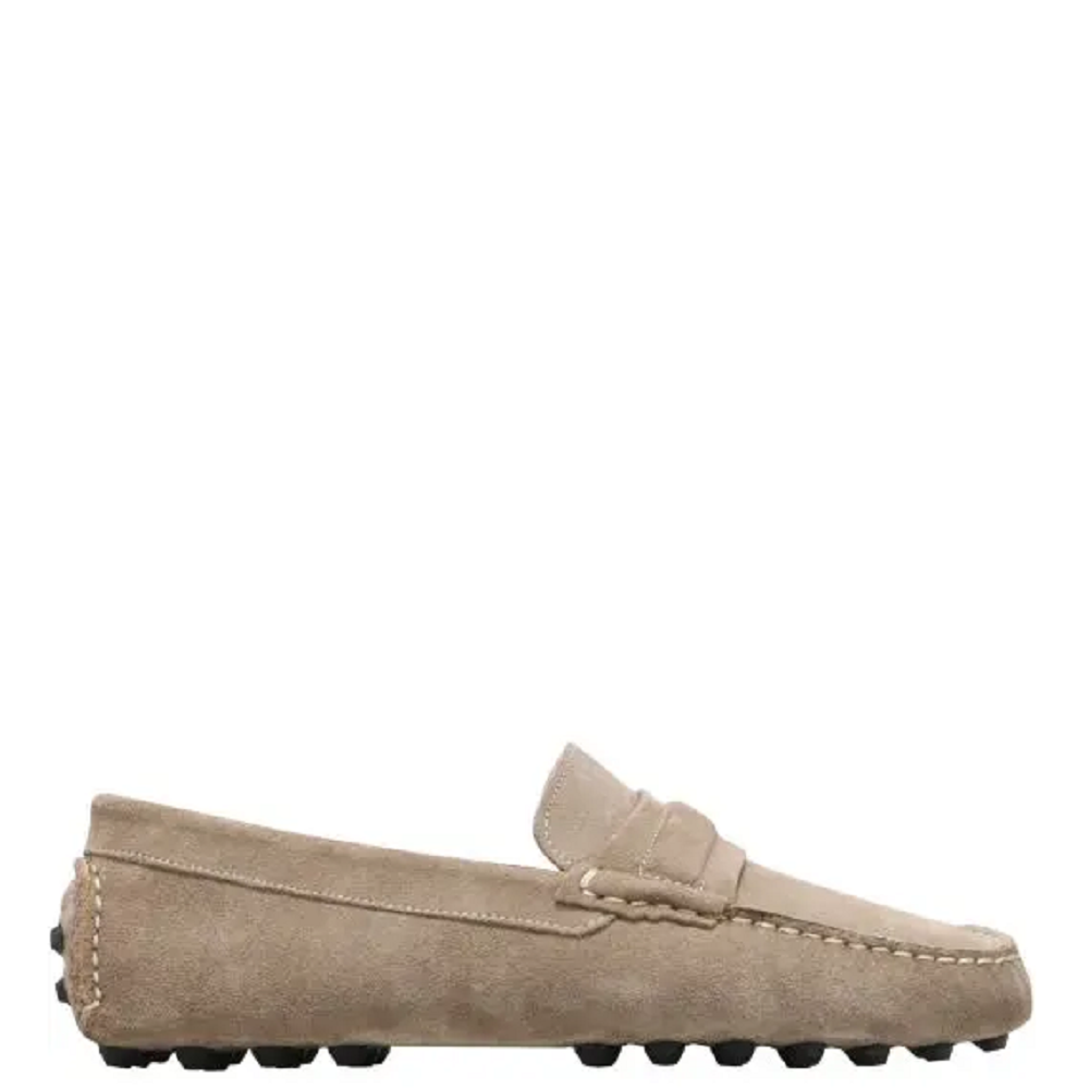 KALOGIROU</br>Ανδρικά Μοκασίνια/Loafers Μπεζ Suede ELIO-00K2 Kalogirou