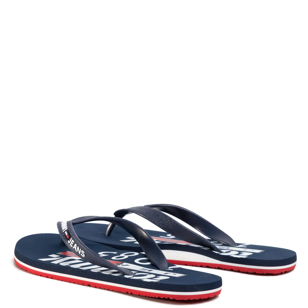 TOMMY HILFIGER</br>Ανδρικές Σαγιονάρες Μπλε EM0EM00430-OKP Tommy Hilfiger