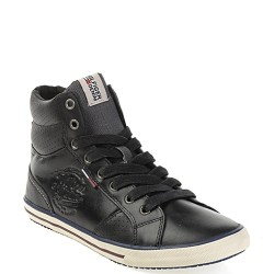 Ανδρικά Μποτάκια Μαύρο Δέρμα EM56817862-990 Tommy Hilfiger