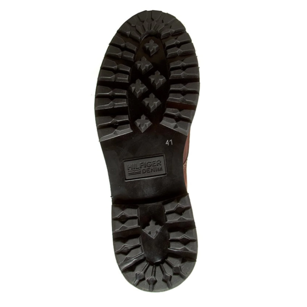TOMMY HILFIGER</br>Ανδρικά Μποτάκια Ταμπά Δέρμα EM56821804-601 Tommy Hilfiger