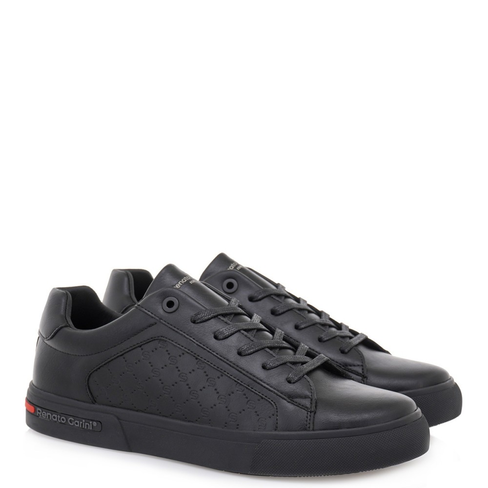 RENATO GARINI</br>Ανδρικά Sneakers Μαύρο/Μαύρο Στάμπα ENZO-240 Renato Garini RENATO GARINI</br>Ανδρικά Sneakers Μαύρο/Μαύρο Στάμπα ENZO-240 Renato Garini